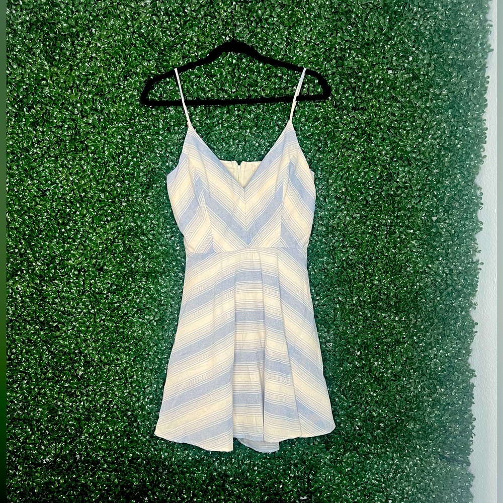Cutout back mini dress